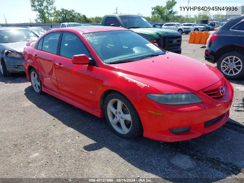 1YVHP84D945N49936 2004 Mazda Mazda6 S