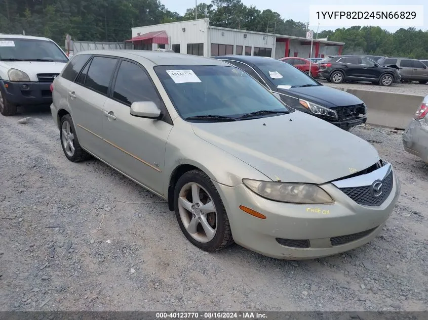 2004 Mazda Mazda6 S VIN: 1YVFP82D245N66829 Lot: 40123770