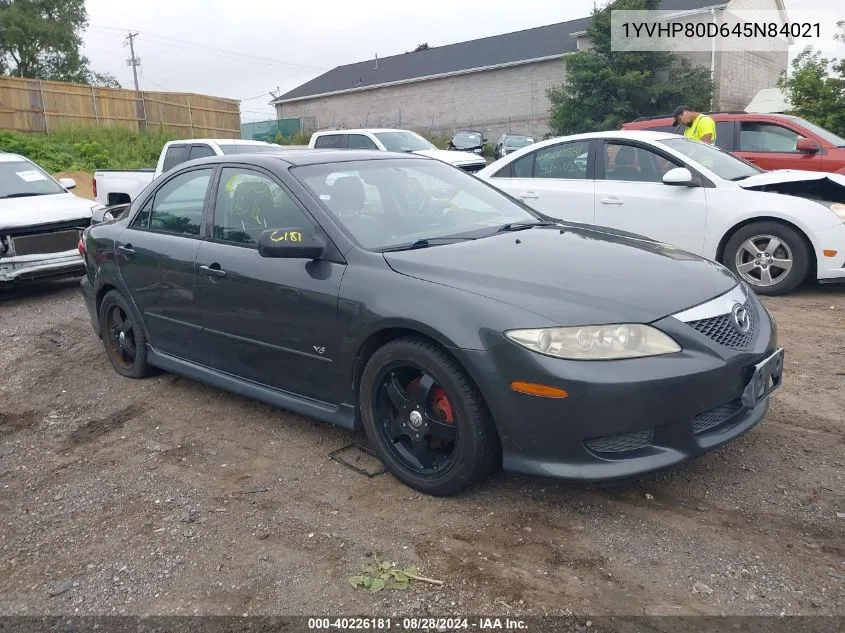 2004 Mazda Mazda6 S VIN: 1YVHP80D645N84021 Lot: 40226181