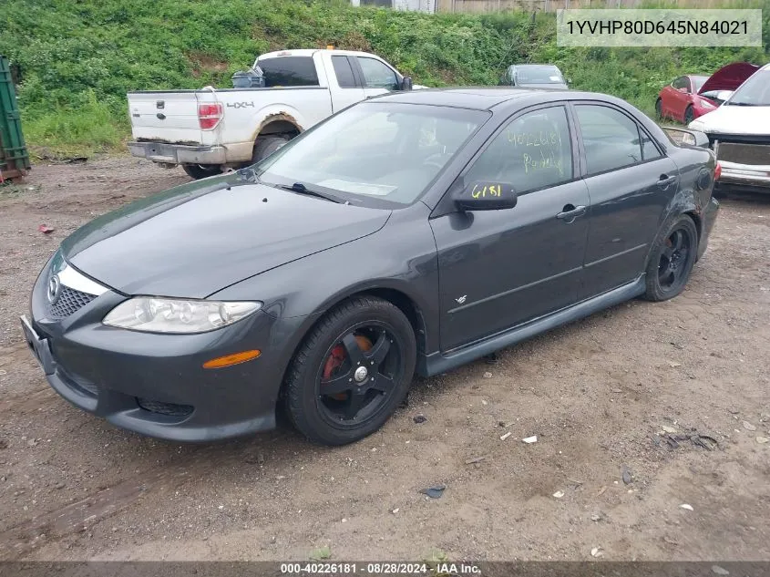 1YVHP80D645N84021 2004 Mazda Mazda6 S