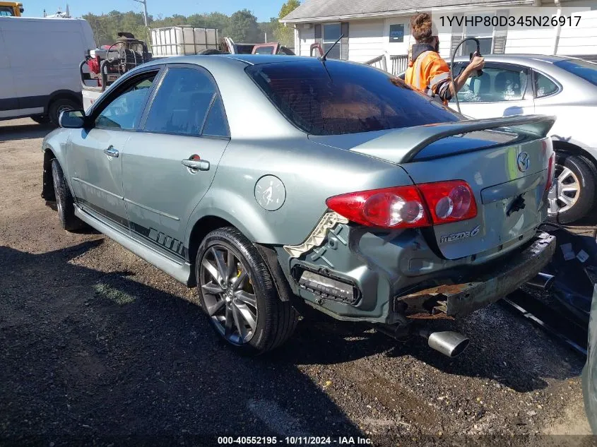 1YVHP80D345N26917 2004 Mazda 6 S