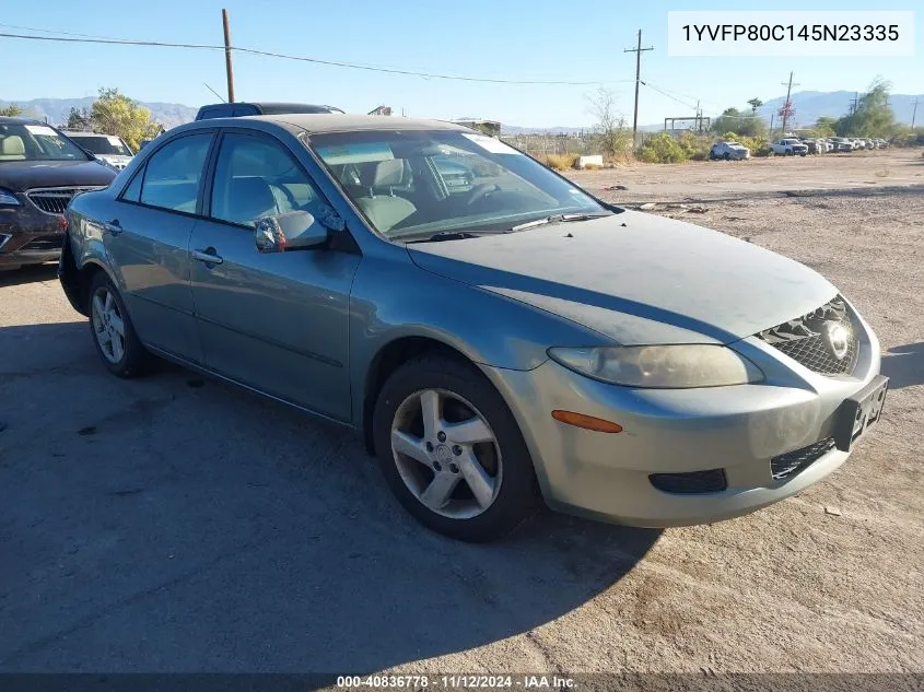 2004 Mazda Mazda6 I VIN: 1YVFP80C145N23335 Lot: 40836778