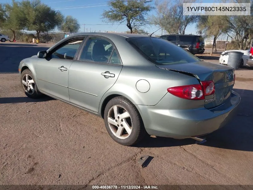 2004 Mazda Mazda6 I VIN: 1YVFP80C145N23335 Lot: 40836778