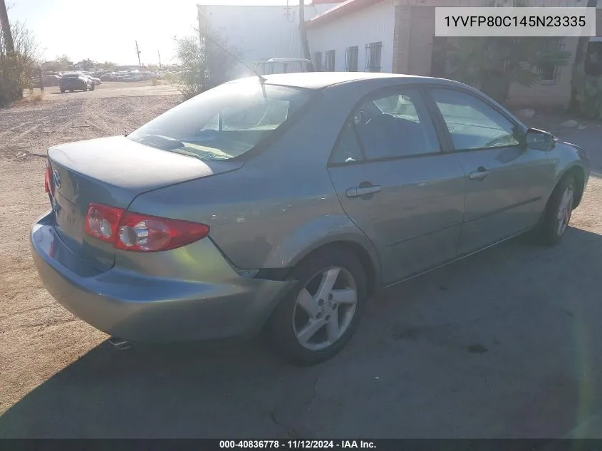 2004 Mazda Mazda6 I VIN: 1YVFP80C145N23335 Lot: 40836778