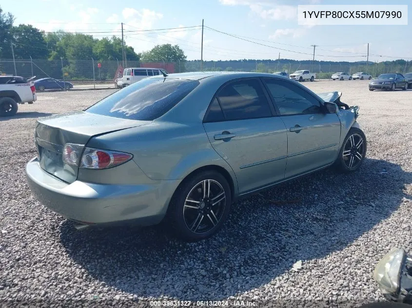 2005 Mazda Mazda6 I Base VIN: 1YVFP80CX55M07990 Lot: 39631327