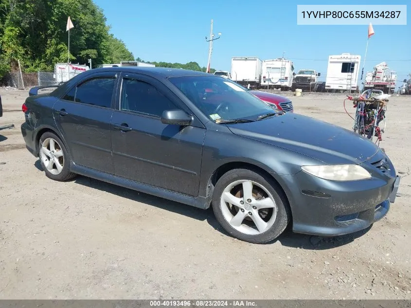 1YVHP80C655M34287 2005 Mazda Mazda6 I Sport