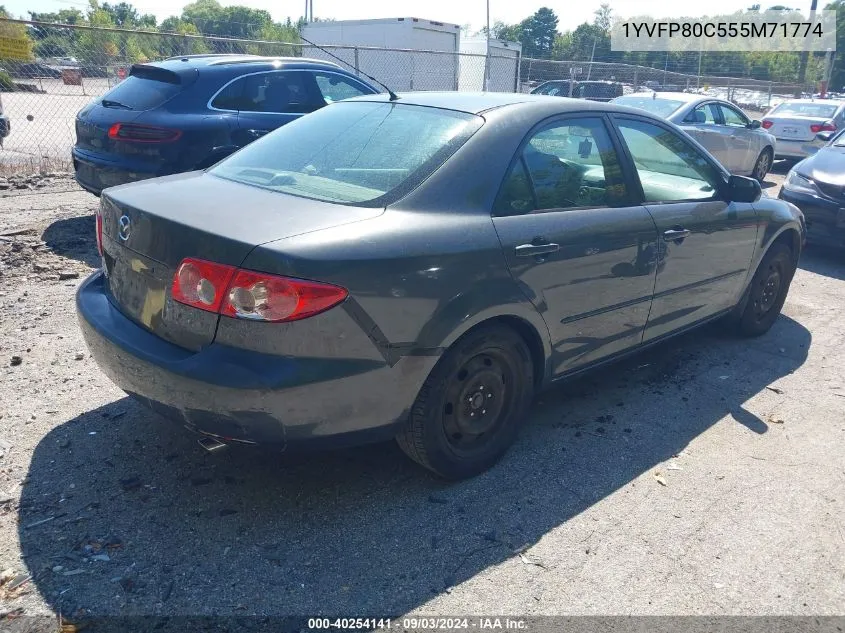 1YVFP80C555M71774 2005 Mazda Mazda6 I Base