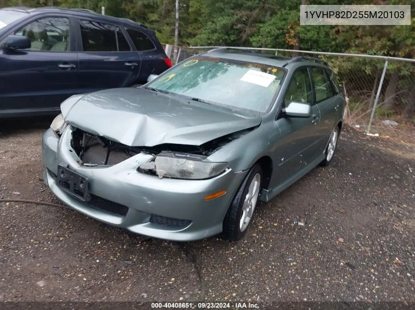 1YVHP82D255M20103 2005 Mazda Mazda6 S Sport