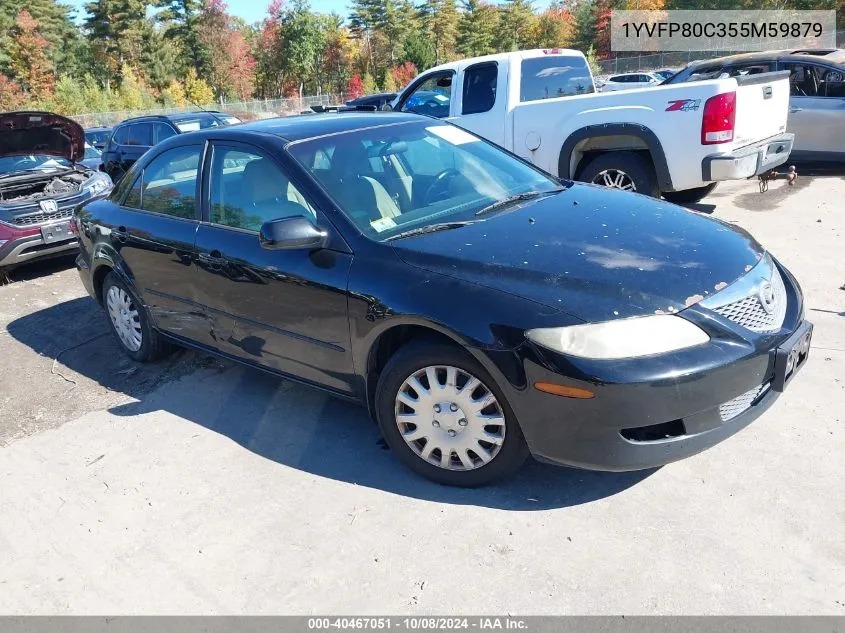 2005 Mazda Mazda6 I Base VIN: 1YVFP80C355M59879 Lot: 40467051