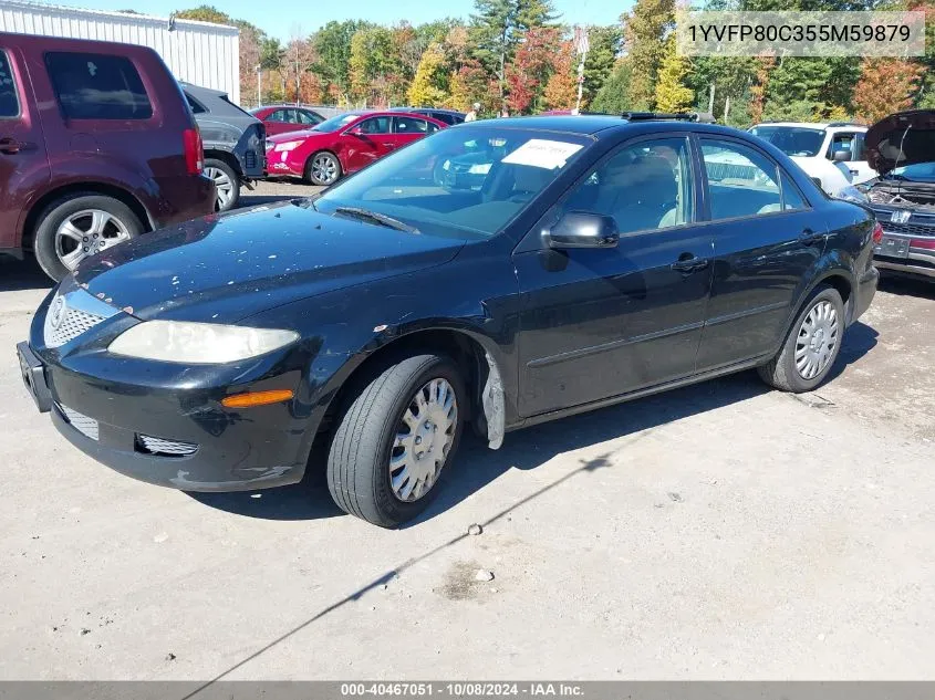 2005 Mazda Mazda6 I Base VIN: 1YVFP80C355M59879 Lot: 40467051