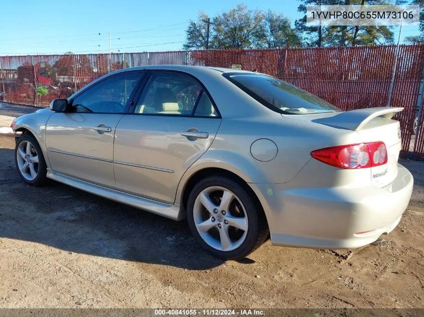 2005 Mazda Mazda6 VIN: 1YVHP80C655M73106 Lot: 40841055