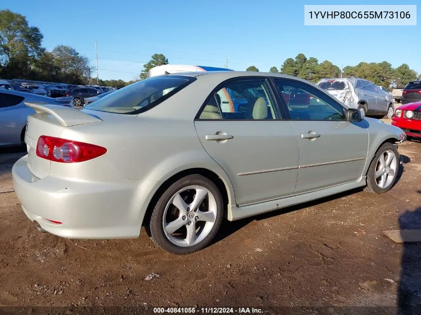 2005 Mazda Mazda6 VIN: 1YVHP80C655M73106 Lot: 40841055