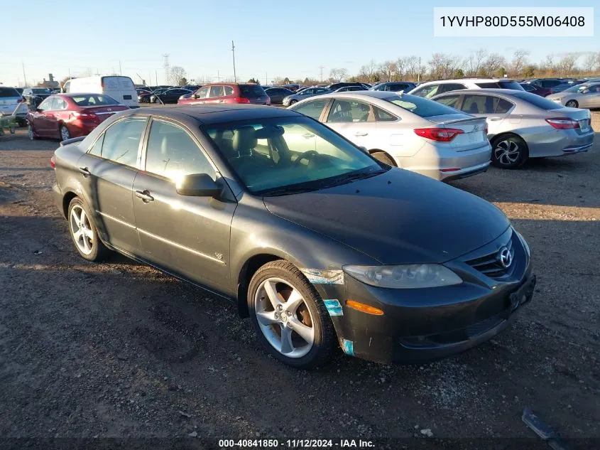 2005 Mazda Mazda6 S Grand Touring VIN: 1YVHP80D555M06408 Lot: 40841850