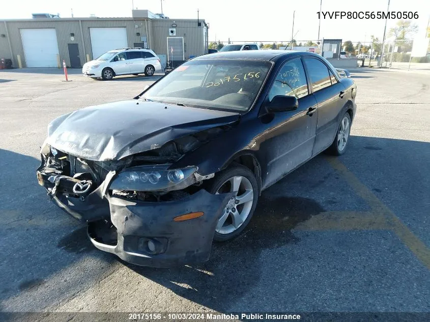 1YVFP80C565M50506 2006 Mazda Mazda6 Gs