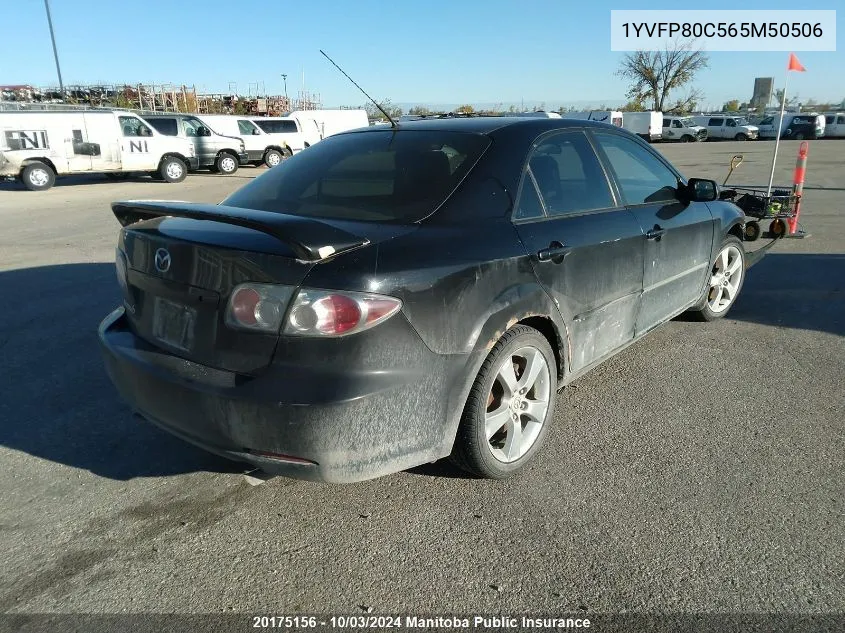 2006 Mazda Mazda6 Gs VIN: 1YVFP80C565M50506 Lot: 20175156