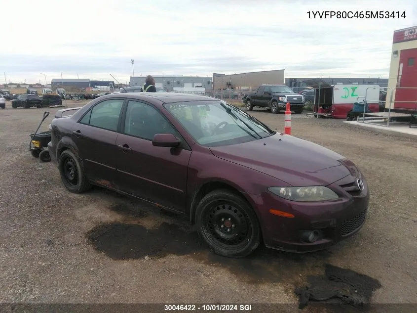 2006 Mazda 6 I VIN: 1YVFP80C465M53414 Lot: 30046422