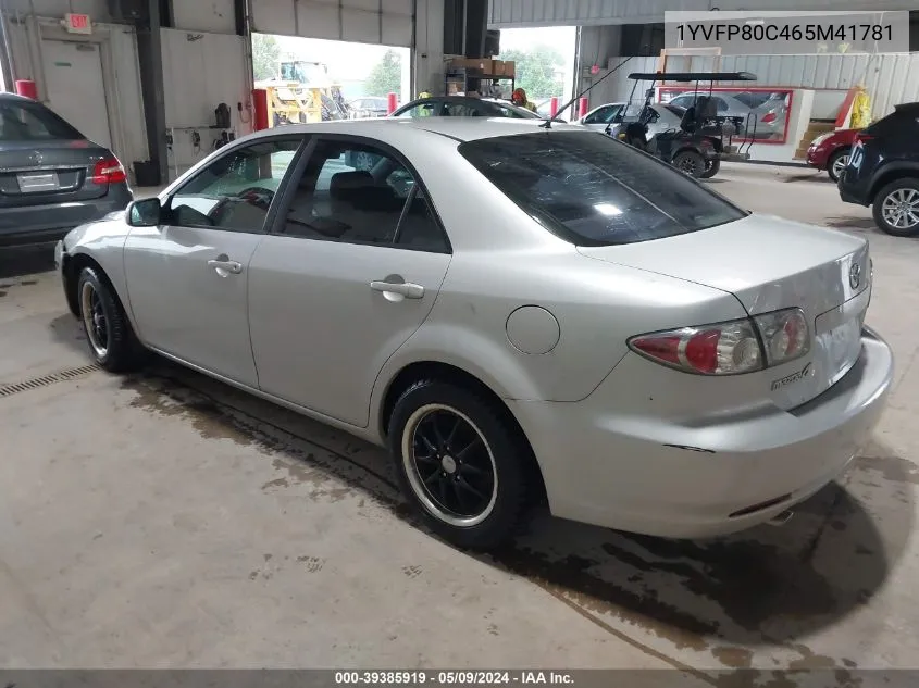 1YVFP80C465M41781 2006 Mazda Mazda6 I