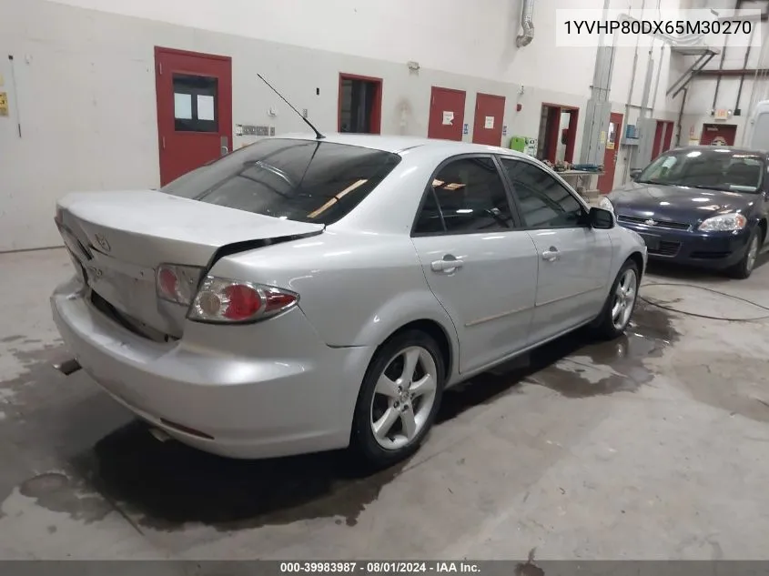 1YVHP80DX65M30270 2006 Mazda Mazda6 S