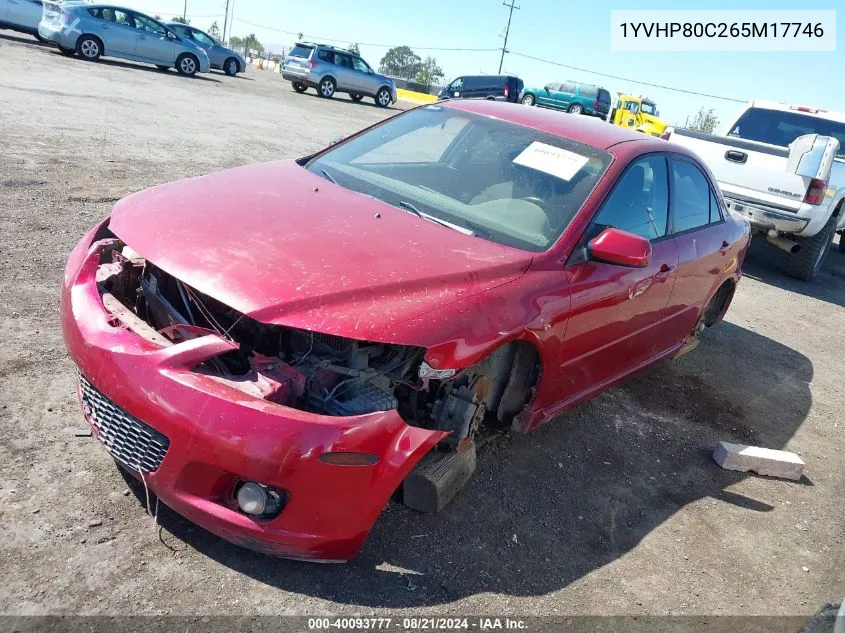 2006 Mazda Mazda6 I Sport VIN: 1YVHP80C265M17746 Lot: 40093777