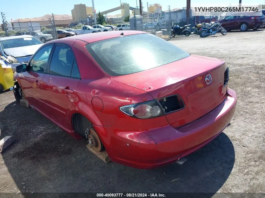 1YVHP80C265M17746 2006 Mazda Mazda6 I Sport