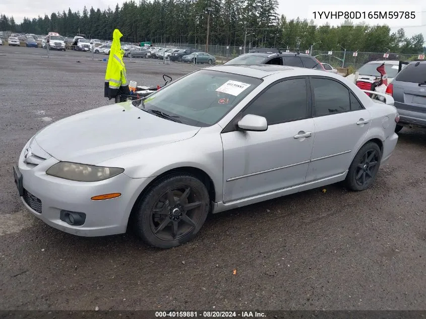 2006 Mazda Mazda6 I Grand Sport VIN: 1YVHP80D165M59785 Lot: 40159881