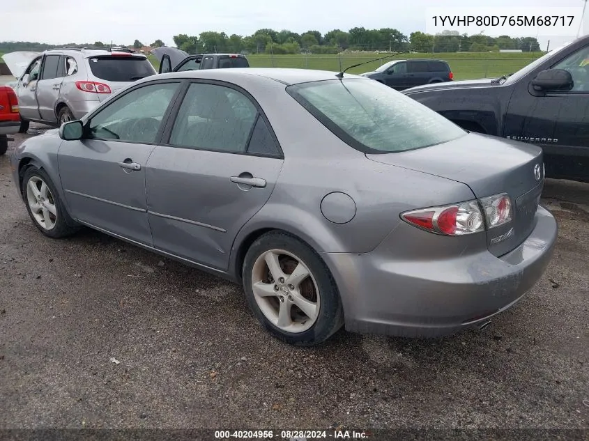 1YVHP80D765M68717 2006 Mazda Mazda6 S