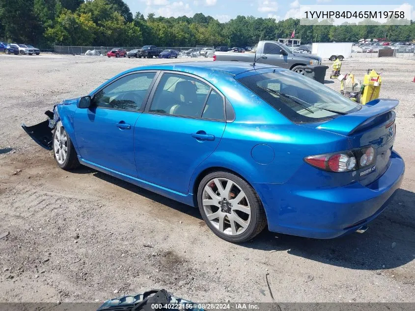 1YVHP84D465M19758 2006 Mazda Mazda6 S Grand Sport