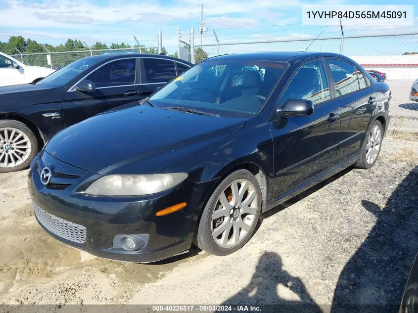 2006 Mazda Mazda6 S Grand Sport VIN: 1YVHP84D565M45091 Lot: 40226517