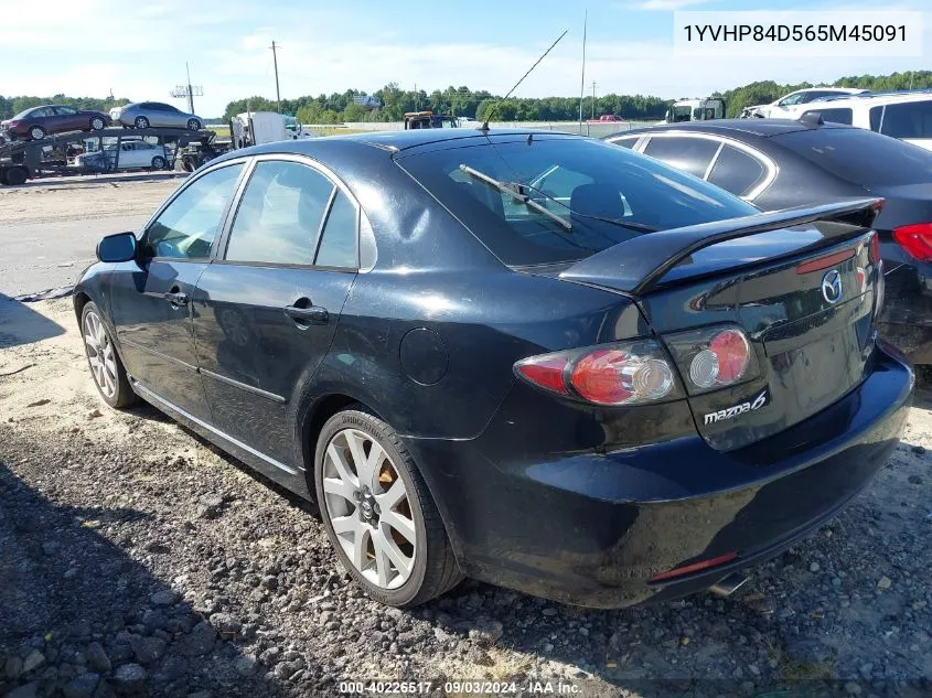 2006 Mazda Mazda6 S Grand Sport VIN: 1YVHP84D565M45091 Lot: 40226517