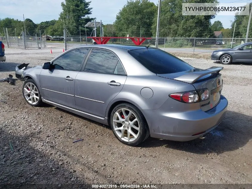 2006 Mazda Mazda6 S Grand Sport VIN: 1YVHP80D865M23477 Lot: 40272915