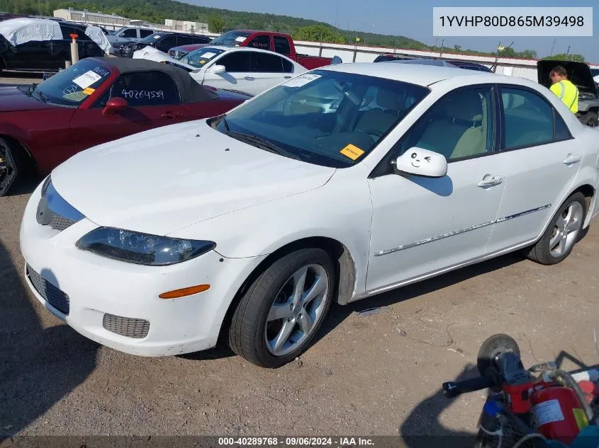 1YVHP80D865M39498 2006 Mazda Mazda6 S