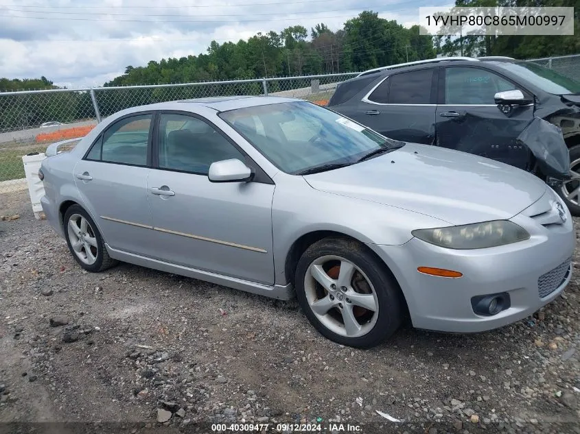 2006 Mazda Mazda6 I Sport VIN: 1YVHP80C865M00997 Lot: 40309477