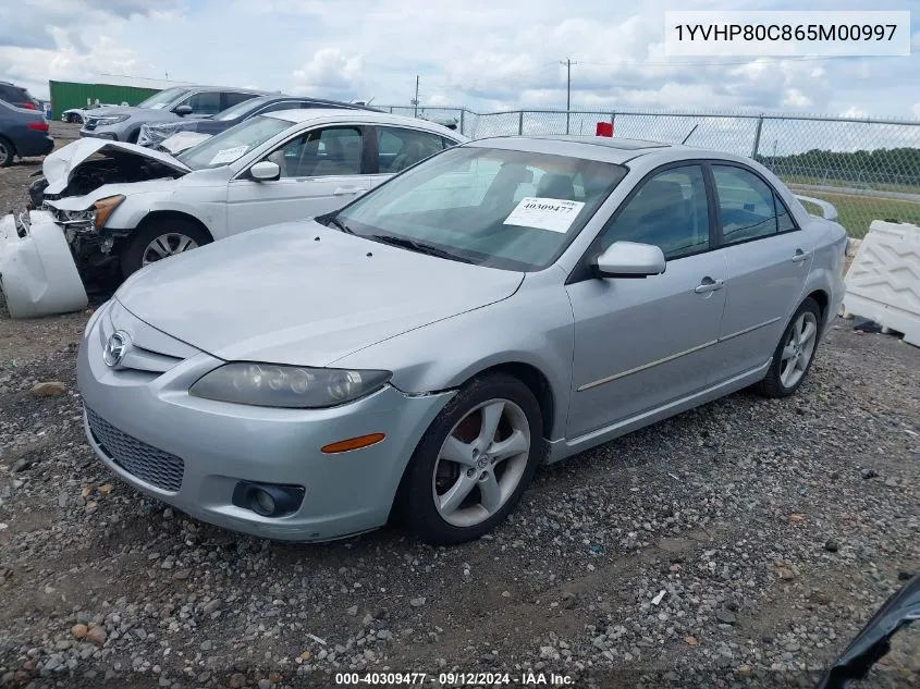 2006 Mazda Mazda6 I Sport VIN: 1YVHP80C865M00997 Lot: 40309477