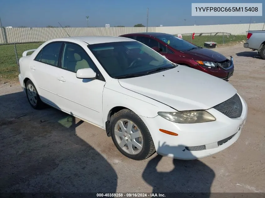 2006 Mazda Mazda6 I VIN: 1YVFP80C665M15408 Lot: 40359258