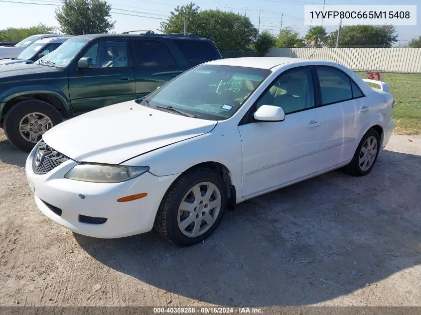 2006 Mazda Mazda6 I VIN: 1YVFP80C665M15408 Lot: 40359258