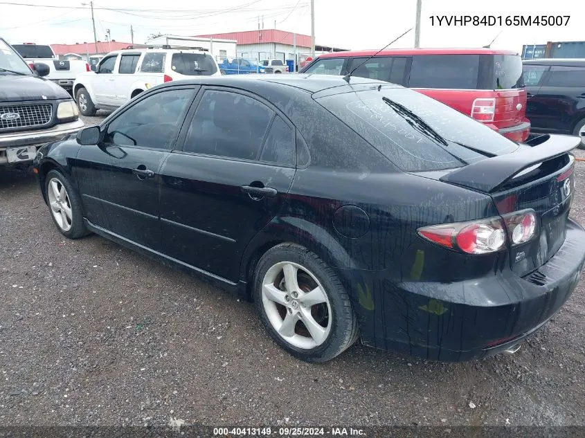 1YVHP84D165M45007 2006 Mazda Mazda6 S Sport