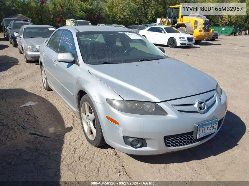 2006 Mazda Mazda6 Sport S VIN: 1YVHP80D165M32957 Lot: 40456126