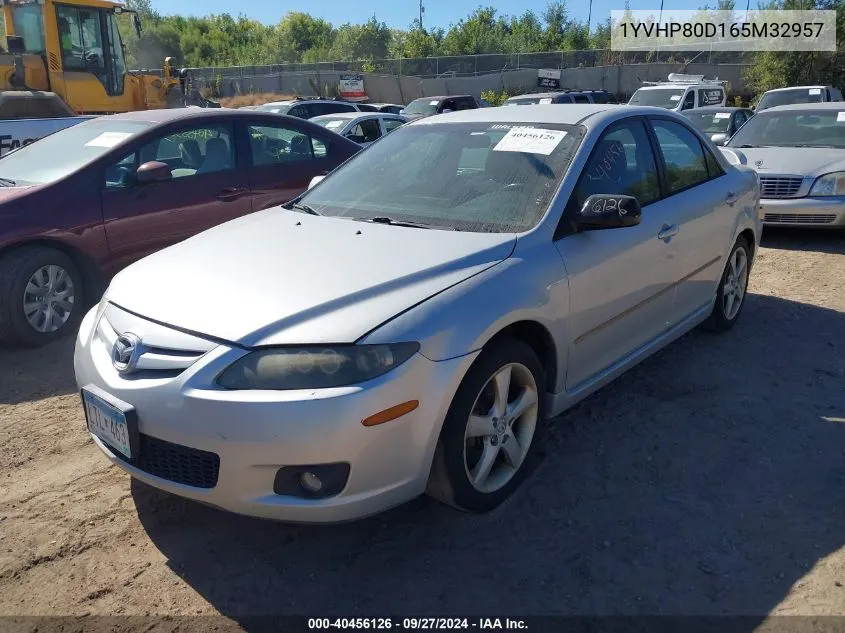 2006 Mazda Mazda6 Sport S VIN: 1YVHP80D165M32957 Lot: 40456126