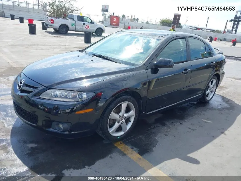 2006 Mazda 6 I VIN: 1YVHP84C765M64653 Lot: 40495420