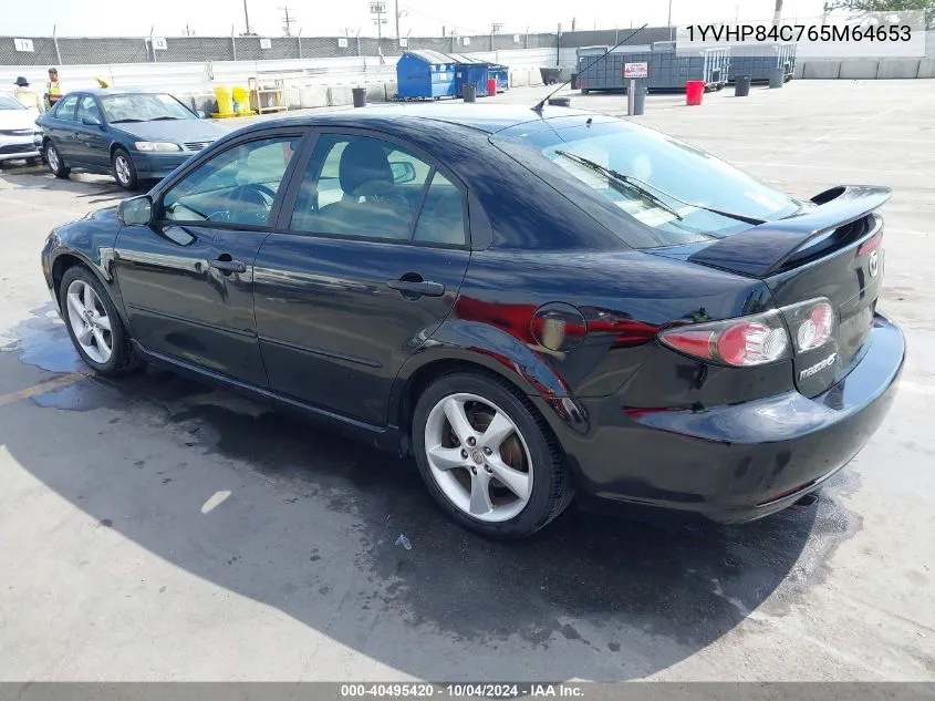 2006 Mazda 6 I VIN: 1YVHP84C765M64653 Lot: 40495420