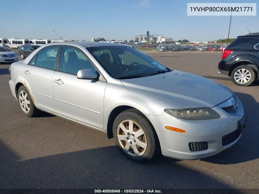 2006 Mazda Mazda6 I VIN: 1YVHP80CX65M21771 Lot: 40505049