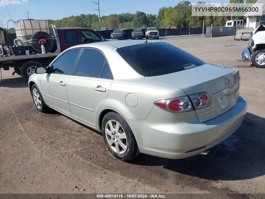 2006 Mazda 6 I VIN: 1YVHP80C965M66300 Lot: 40514119