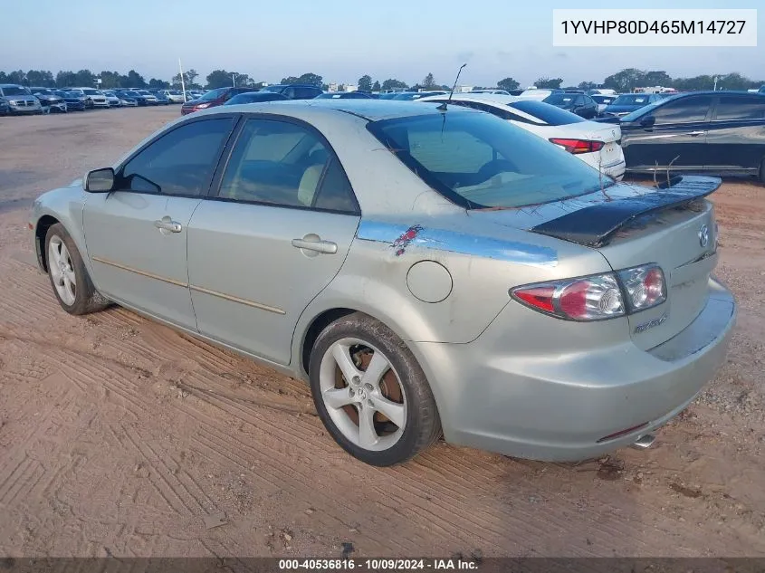 1YVHP80D465M14727 2006 Mazda Mazda6 S