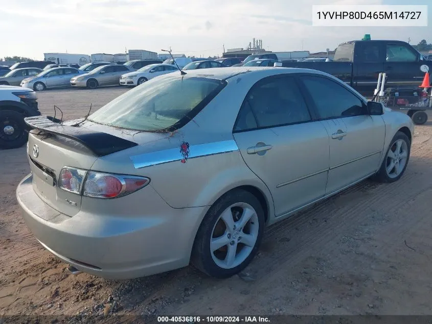 1YVHP80D465M14727 2006 Mazda Mazda6 S