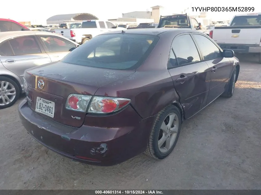 2006 Mazda Mazda6 S VIN: 1YVHP80D365M52899 Lot: 40601314