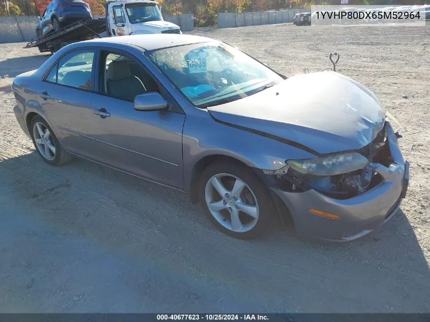 2006 Mazda Mazda6 S VIN: 1YVHP80DX65M52964 Lot: 40677623