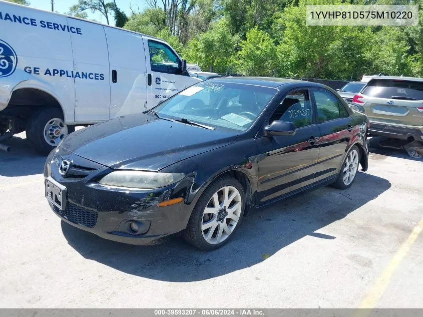 2007 Mazda Mazda6 S Grand Touring VIN: 1YVHP81D575M10220 Lot: 39593207