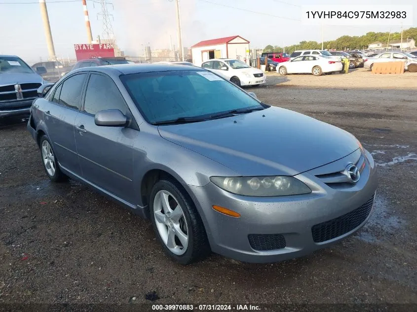 2007 Mazda Mazda6 I Sport Ve VIN: 1YVHP84C975M32983 Lot: 39970883