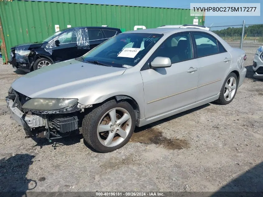 1YVHP80C275M17277 2007 Mazda Mazda6 I Sport Ve