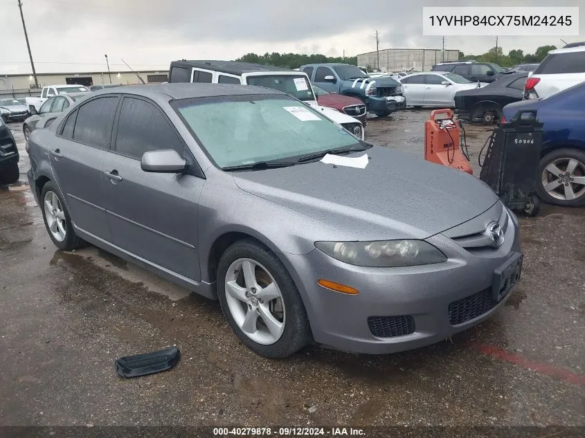 2007 Mazda Mazda6 I Sport Ve VIN: 1YVHP84CX75M24245 Lot: 40279878